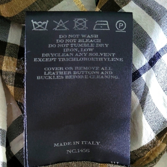 Burberry London Nova Check Plaids With Gold Metallic Details Shirt Size 14 - Picture 8 of 10